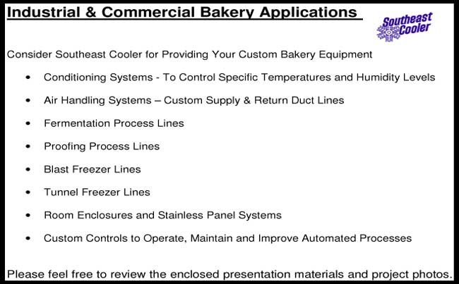 Industrial & Commercial Bakery Applications