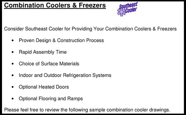 Combination Coolers & Freezers